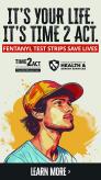 Fentanyl test strip promotion for Facebook/Instagram